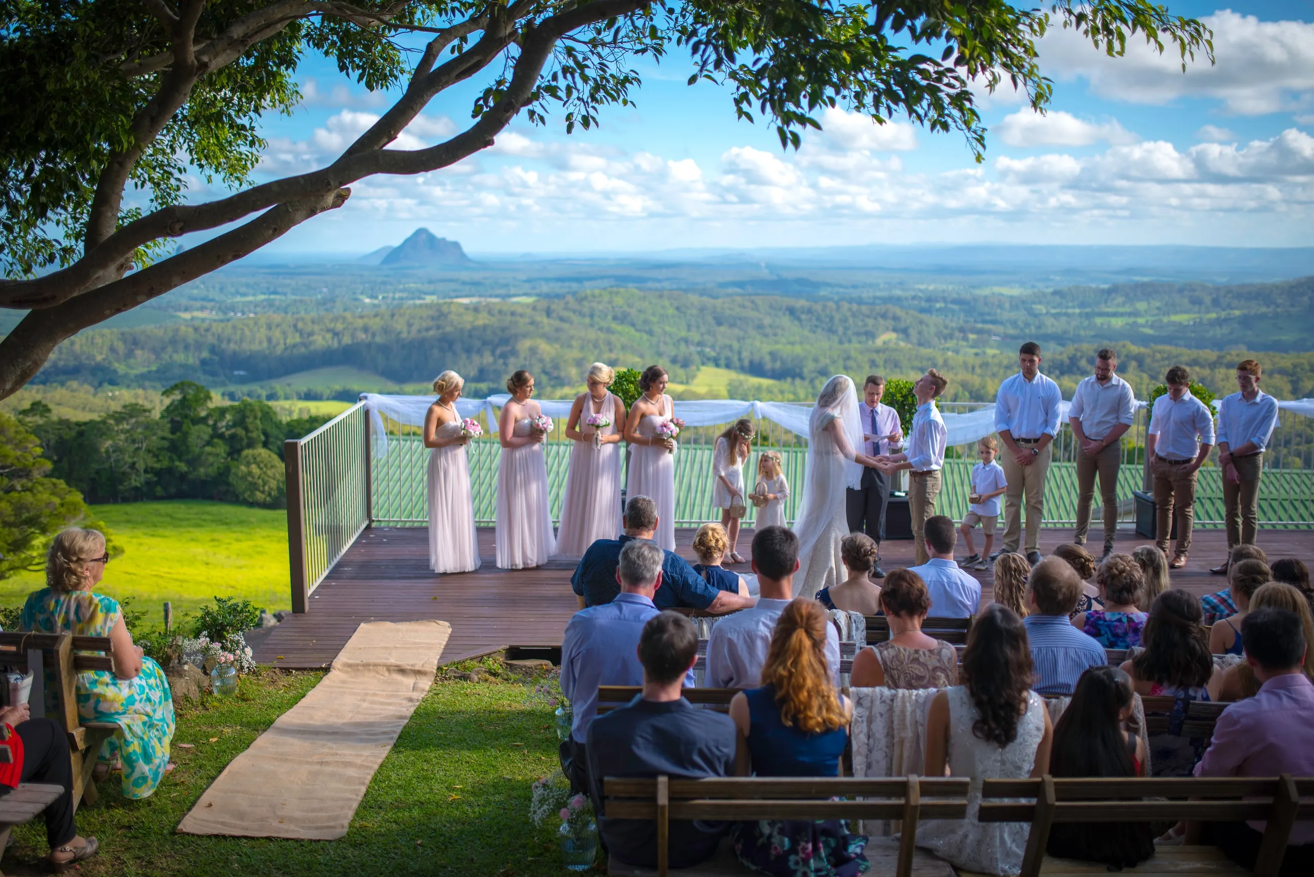 Mon premier mariage, en Australie (Glass House Mountains)
