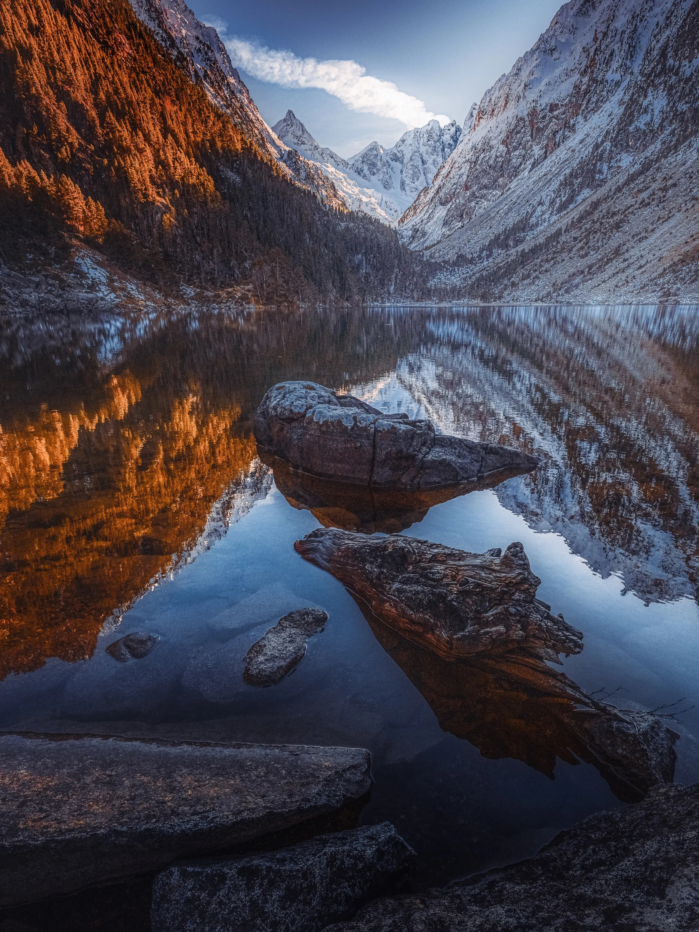 Vignemale, lac de Gaube